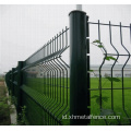 Peach Pillar Galvanized Fence 3D Fence Airport Highway